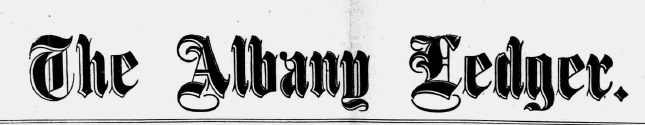 The Albany Ledger maskhead